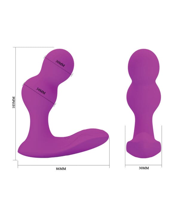Pretty Love Terrance Dual Stimulator - Fuchsia - Image 4