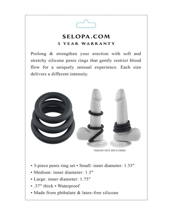 Selopa 3 Ring Circus - Black - Image 5