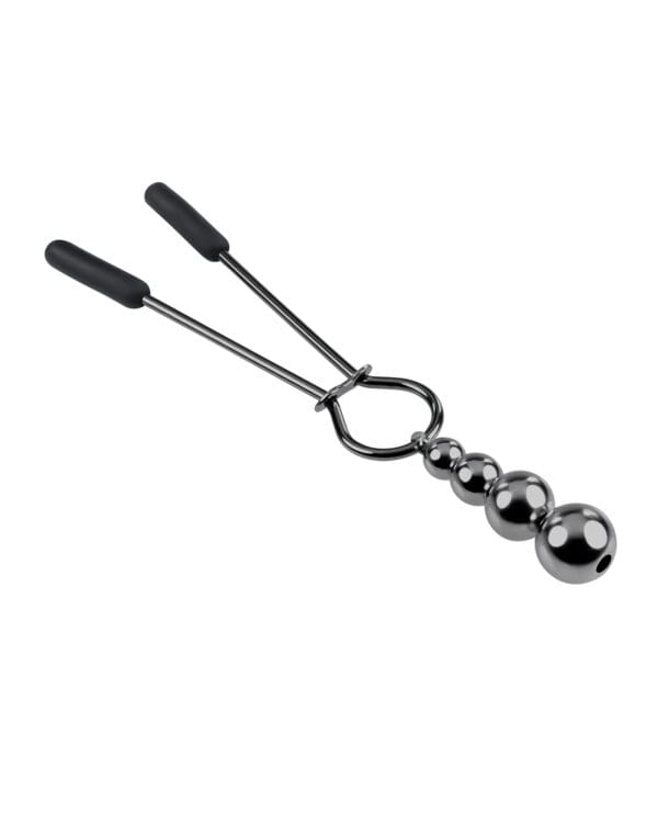 Selopa Beaded Nipple Clamps - Black Chrome - Image 4