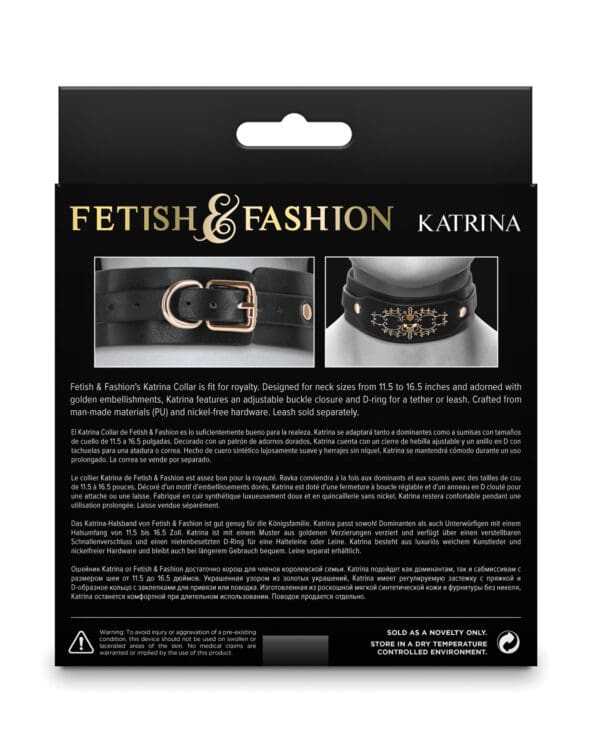 Fetish & Fashion Katrina Collar - Black - Image 3