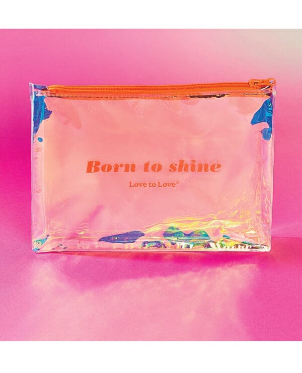 Love to Love Born to Shine Pouch - Vivid Orange - Image 2