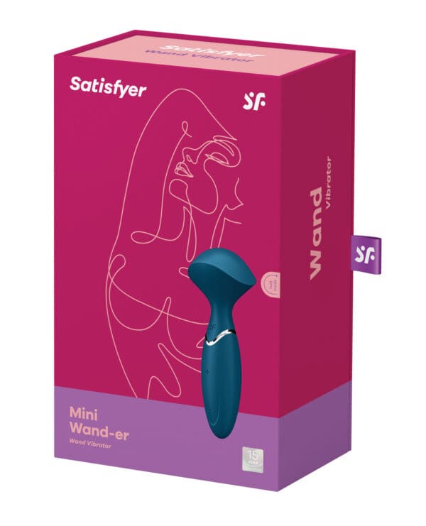 Satisfyer Mini Wand-er - Blue - Image 5
