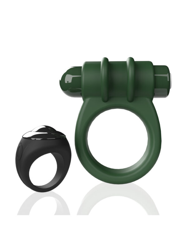 Screaming O Switch Remote Controlled Vibrating Ring - Green - Image 2