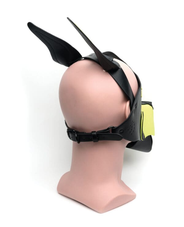 665 Playful Pup Hood - O/S Black/Yellow - Image 3