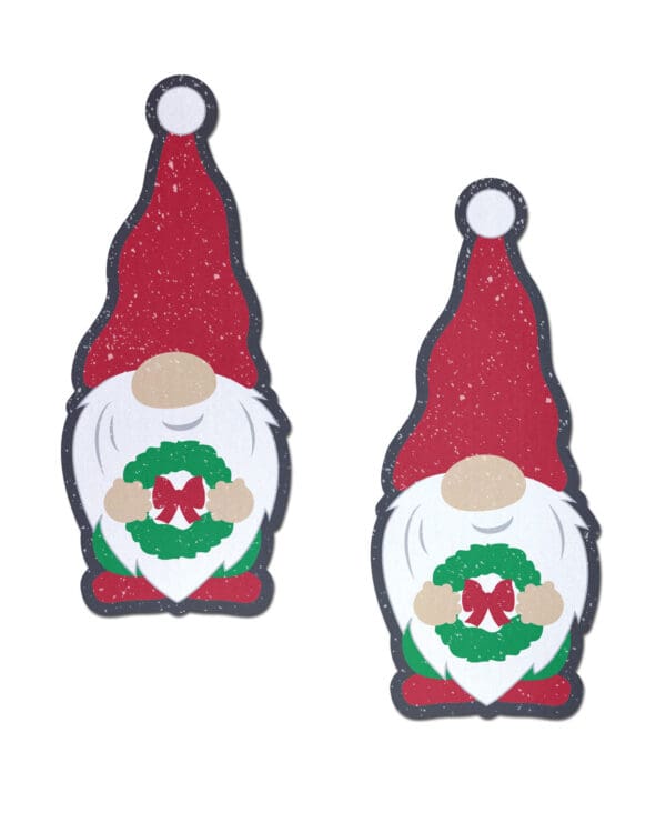 Pastease Holiday Wreath Garden Gnome - Multi O/S - Image 2