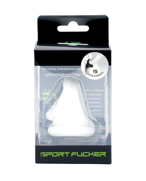 Sport Fucker Cock Harness - White - Image 2