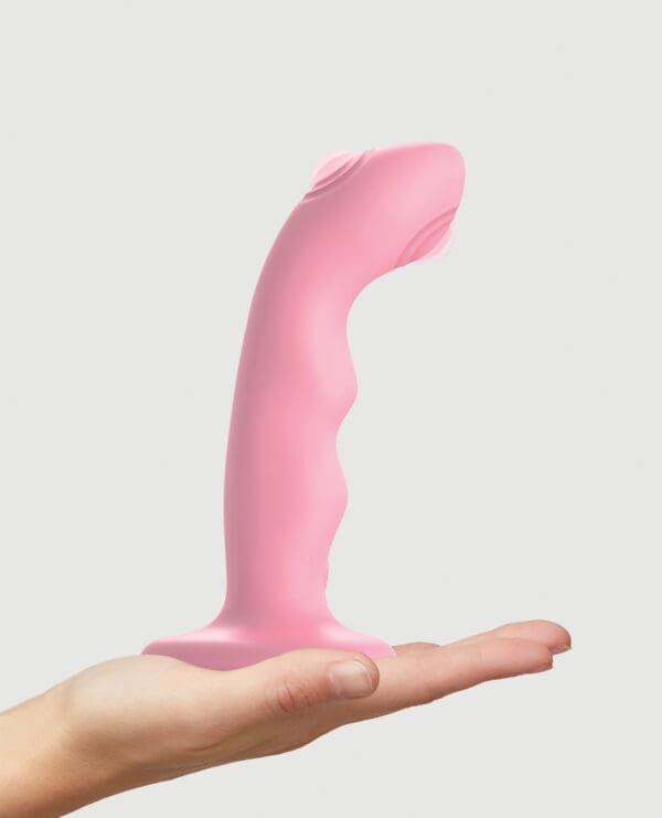 Strap on Me Tapping Dildo - Rose Coral - Image 4