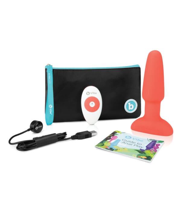 b-Vibe Rimming Plug 2 - Orange - Image 5