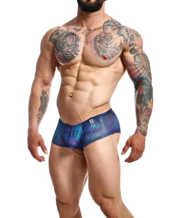Male Basics MOB Hip Hugger Boyshort Galactic L/XL - Image 2