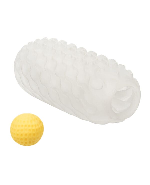 Boundless Reversible Squishy Ball Stroker - Yellow - Image 2