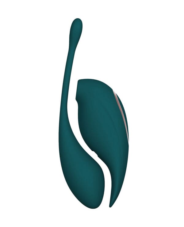 Shots Twitch 2 Vibrator w/Remote Control Vibrating Egg - Forest Green - Image 2