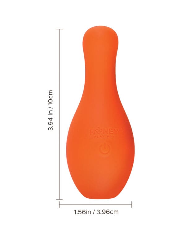 Striker the Bowling Pin Vibrator - Orange - Image 3