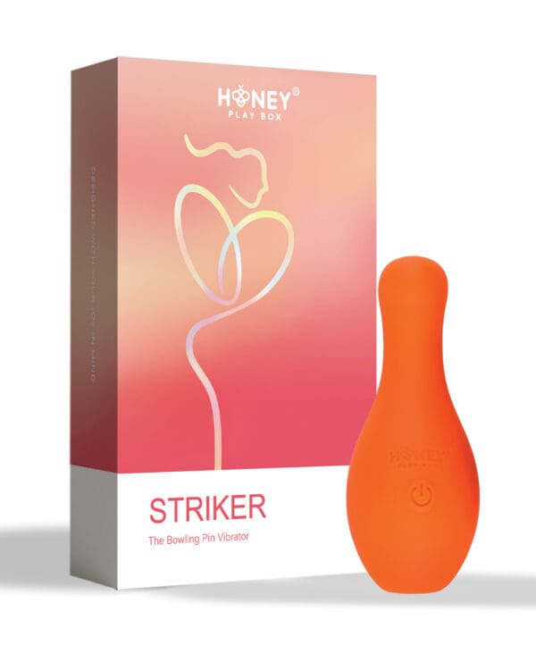 Striker the Bowling Pin Vibrator - Orange - Image 5