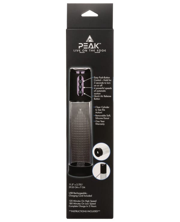 Peak Silicone Rechargeable Pump - Image 3