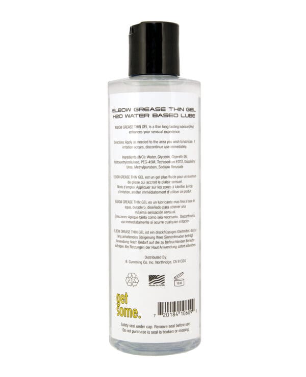 Elbow Grease H2O Thin Gel - 8.5 oz - Image 2