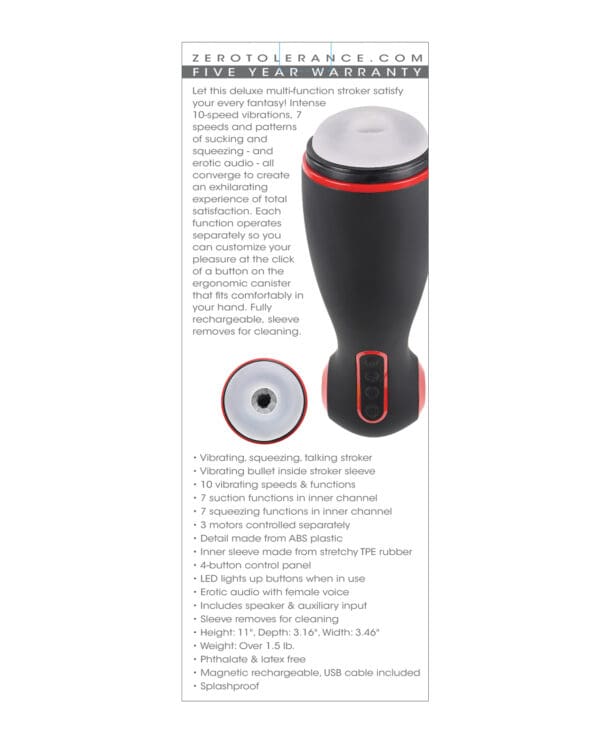 Zero Tolerance Tight Squeeze - Black/Red - Image 5