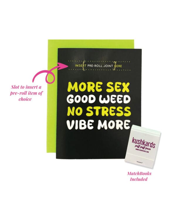 More Sex Greeting Card w/Matchbook - Image 2
