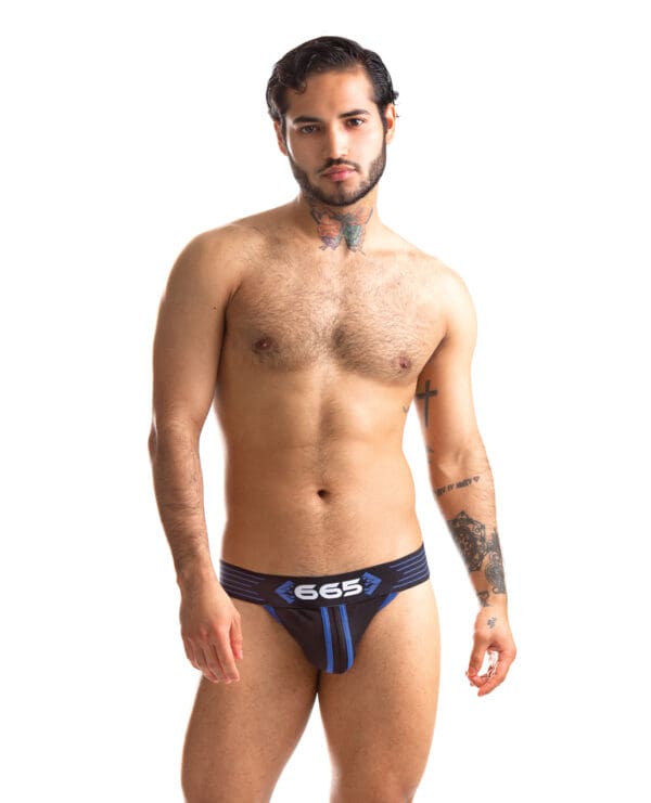 665 Rally Jockstrap - XL Blue - Image 2