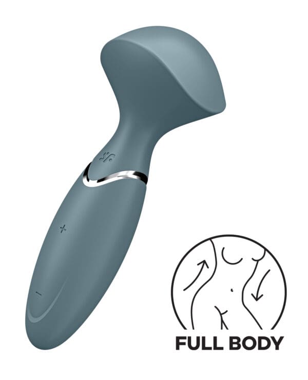 Satisfyer Mini Wand-er - Grey - Image 4