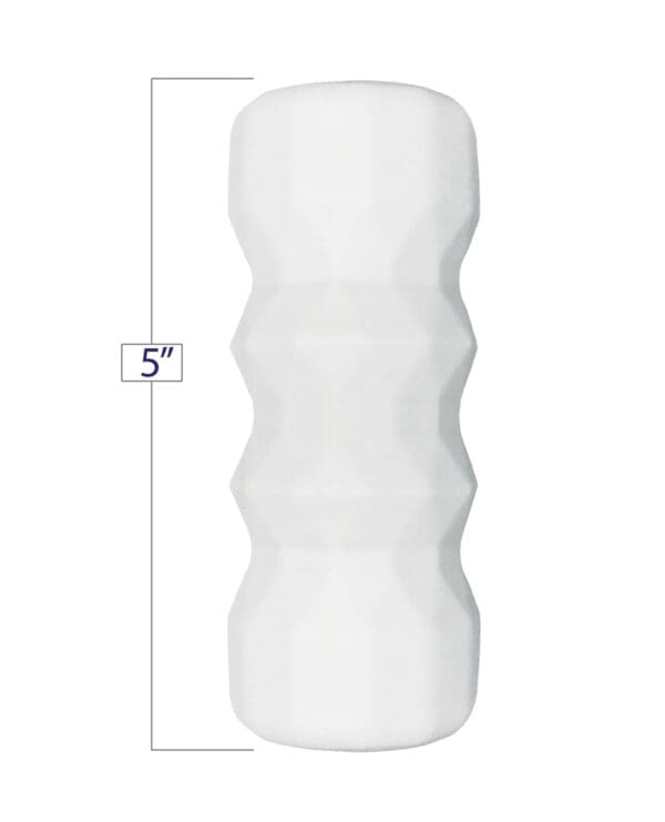 GeoStroker Four 5" Ultra-Soft Stroker - White - Image 2