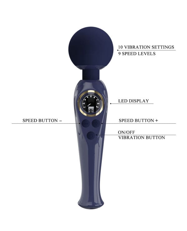 Pretty Love Skylar LED Digital Dsply Wand - Blue - Image 4