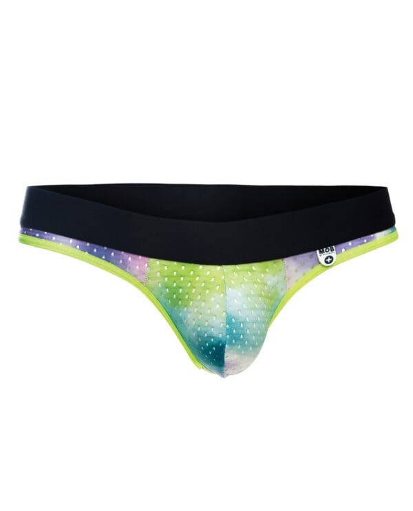Male Basics MOB Aero Jock Green Dye LG - Image 4