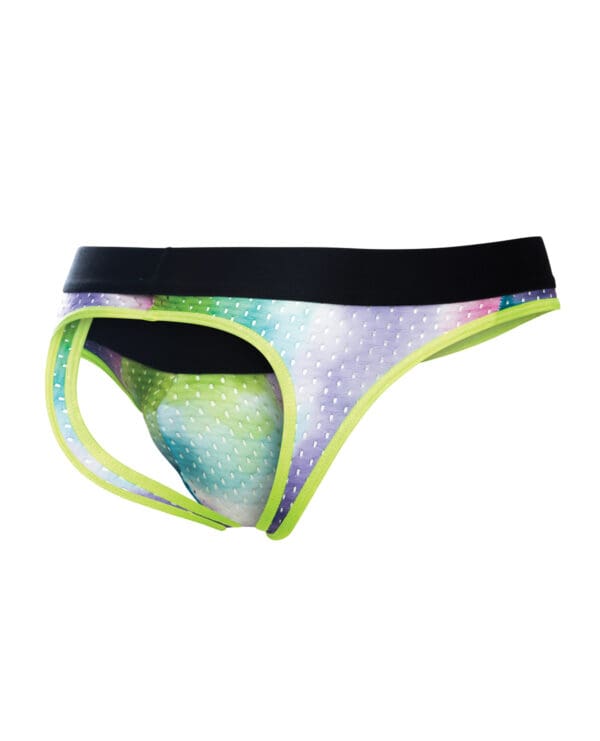 Male Basics MOB Aero Jock Green Dye LG - Image 5