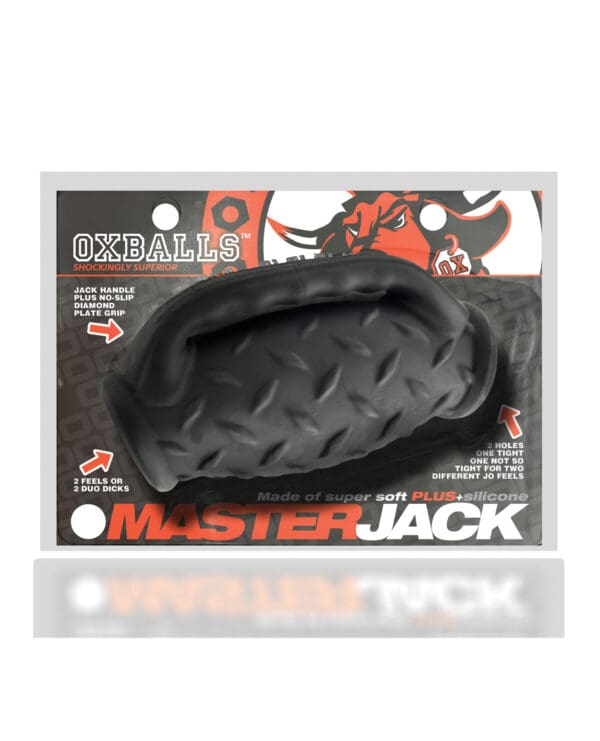 Oxballs MasterJack Double Penetration Stroker - Jo Black Ice - Image 5