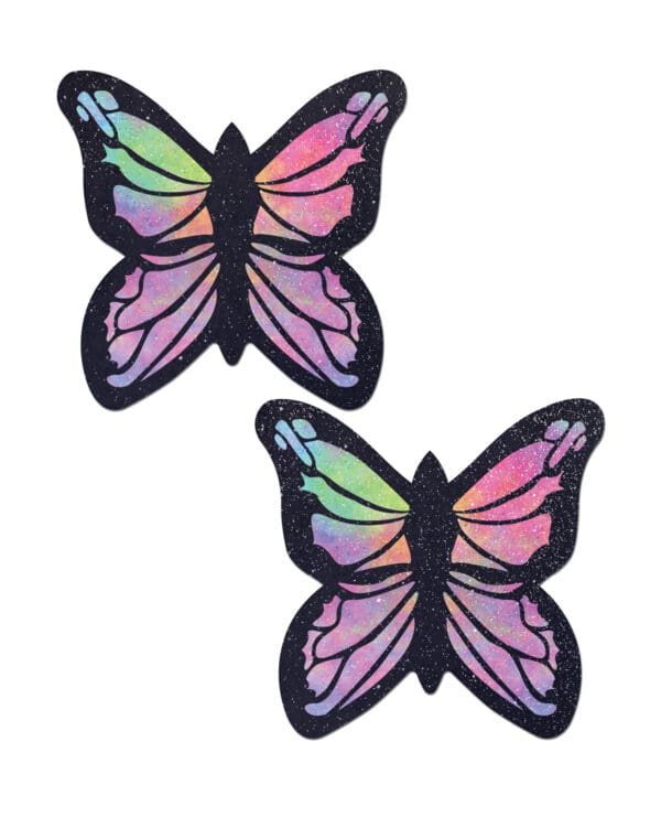 Pastease Coverage Twinkle Velvet Butterfly - Rainbow O/S - Image 2