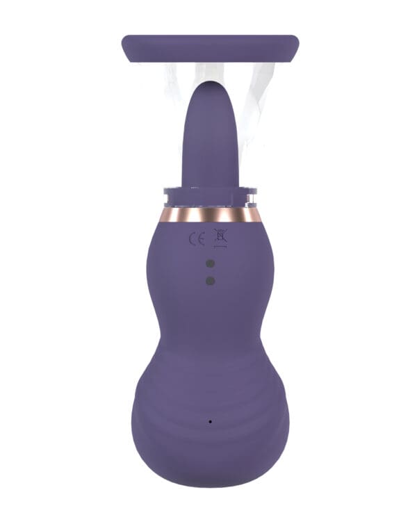 Shots Pumped Sensual Rechargeable Vulva & Breast Pump - Purple - Image 3