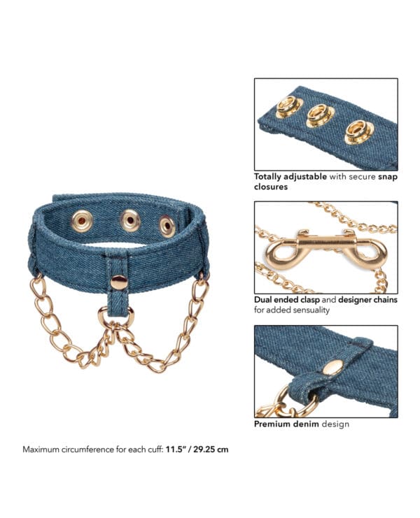 Ride 'Em Premium Denim Collection Ankle Cuffs - Image 4
