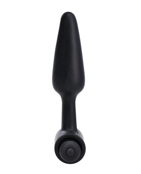In A Bag 4" Vibrating Butt Plug - Black - Image 2