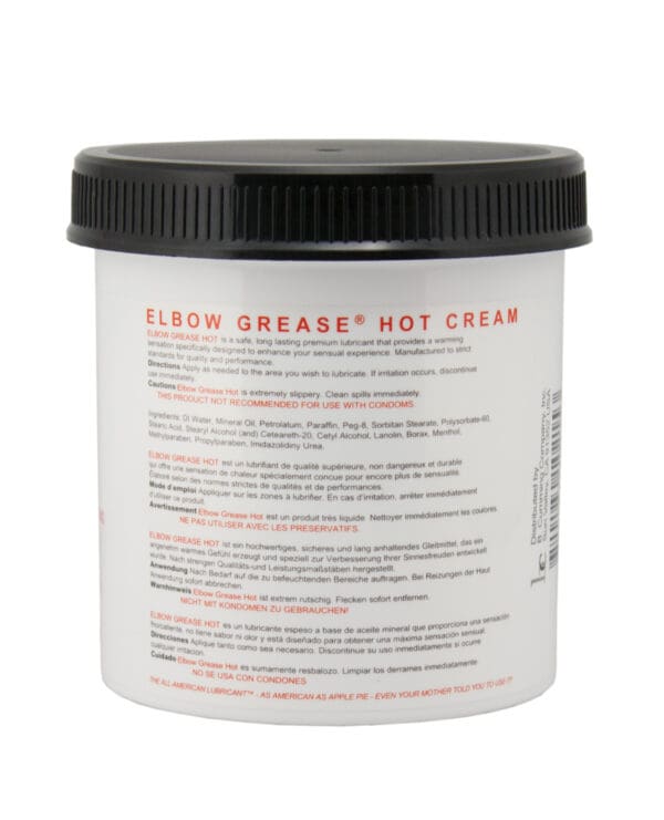 Elbow Grease Hot Cream - 15 oz Jar - Image 2