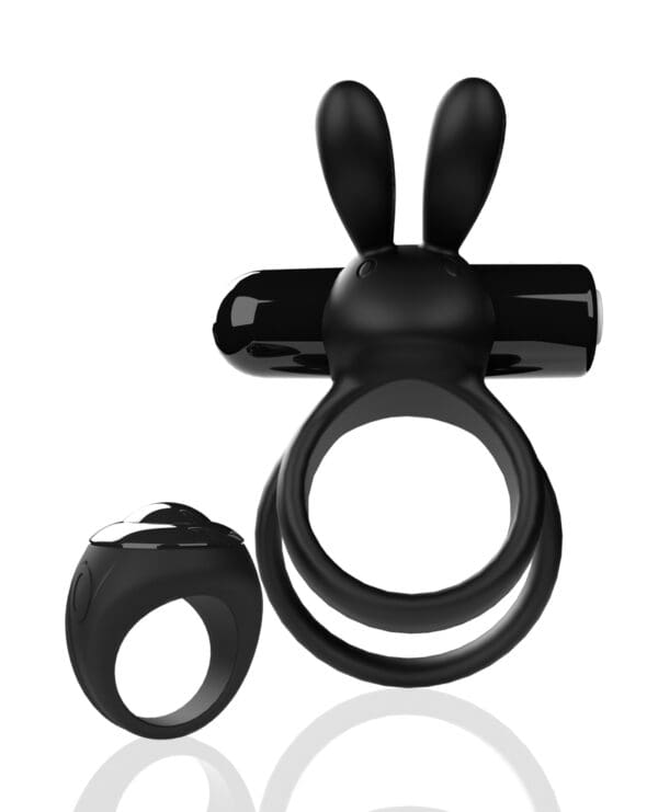 Screaming O Ohare Remote Controlled Vibrating Ring - XL Black - Image 2
