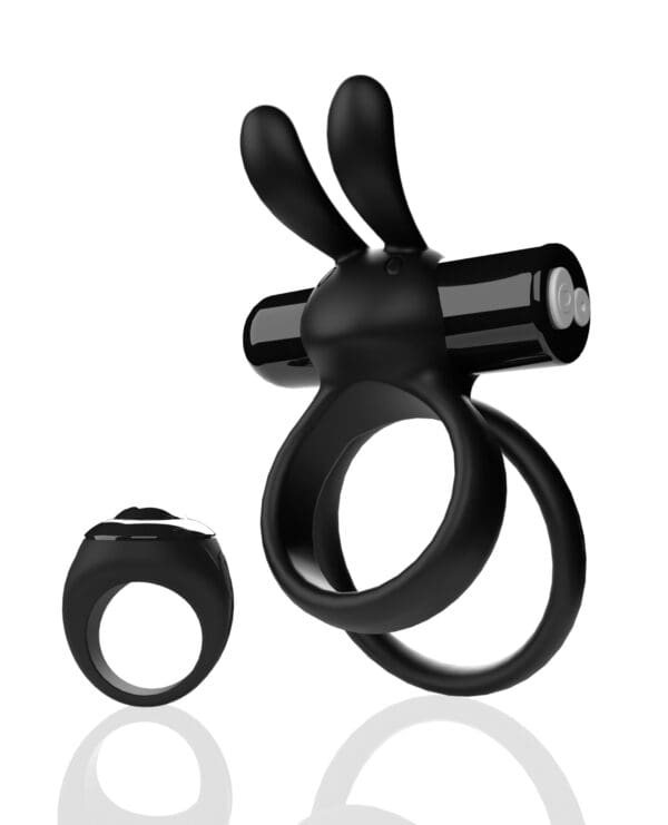 Screaming O Ohare Remote Controlled Vibrating Ring - XL Black - Image 3