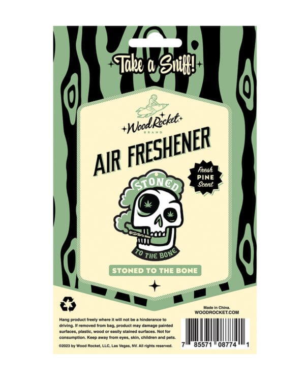 Wood Rocket Stoned to the Bone Air Freshener - Pine - Image 4