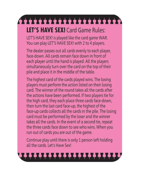 Let's Have Sex Card Game - Image 3
