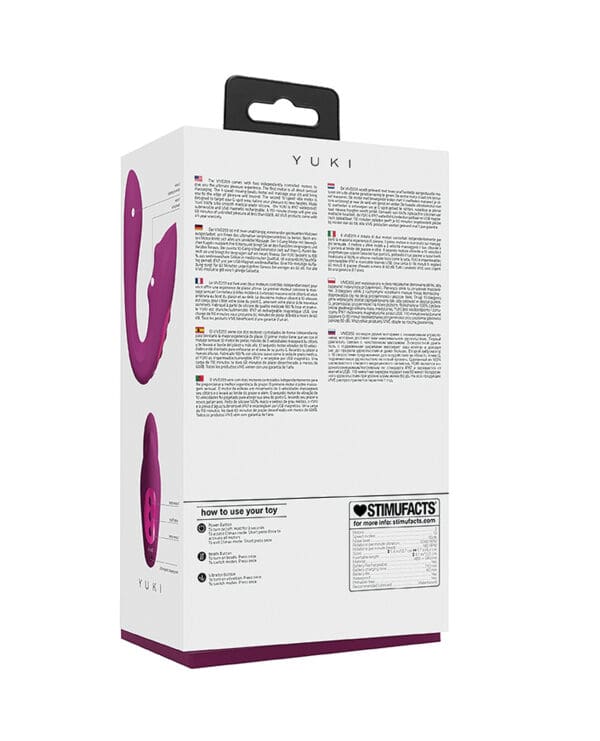 Shots Yuki Dual Action G-Spot Vibrator w/Massaging Beads - Pink - Image 5