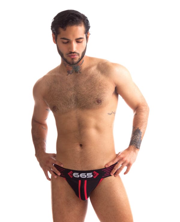 665 Rally Jockstrap - XL Red - Image 2