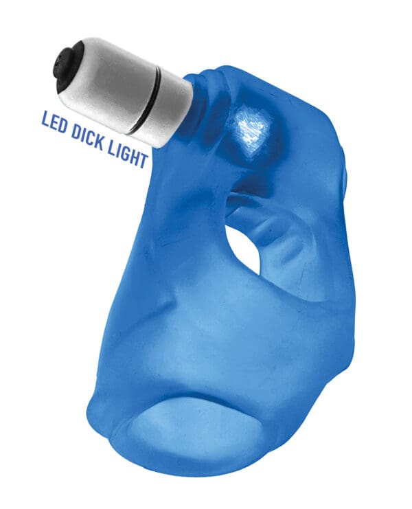 Oxballs Glowsling Cock Sling - LED Blue Ice - Image 2