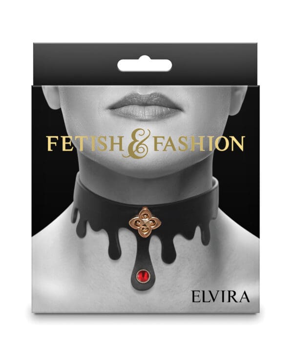 Fetish & Fashion Elvira Collar - Black - Image 2