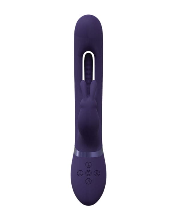 Shots Vive Mika Flapping Tongue Rabbit Vibrator - Purple - Image 4