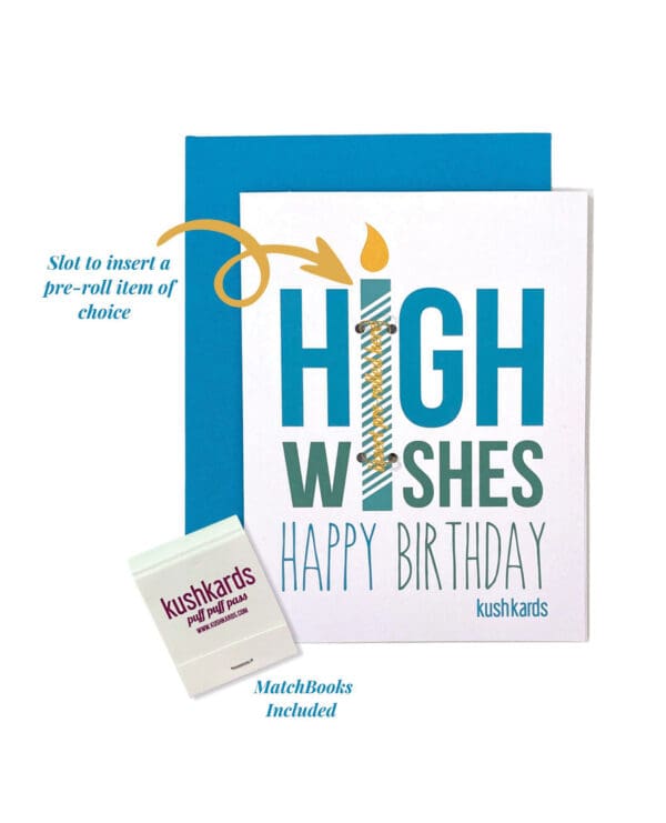 High Wishes Greeting Card w/Matchbook - Image 2