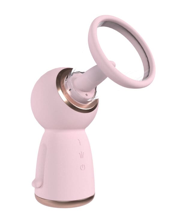 Shots Pumped Exquisite Rechargeable Vulva & Breast Pump - Pink - Image 2