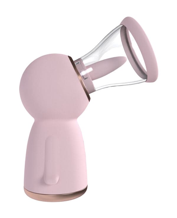 Shots Pumped Exquisite Rechargeable Vulva & Breast Pump - Pink - Image 3