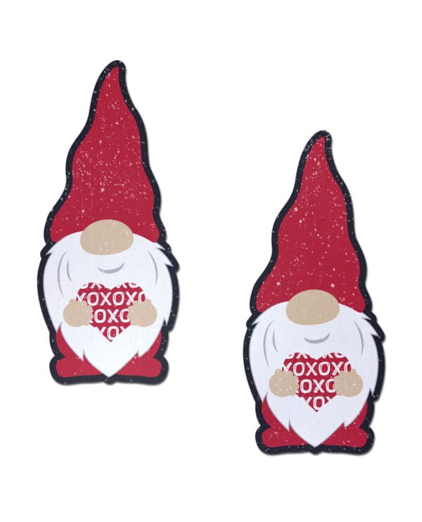 Pastease Valentine Sweetheart Garden Gnome  - Red/White O/S - Image 2