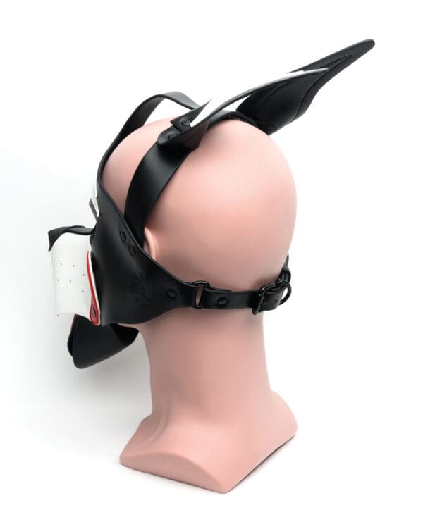 665 Playful Pup Hood - O/S Black/White/Red - Image 3
