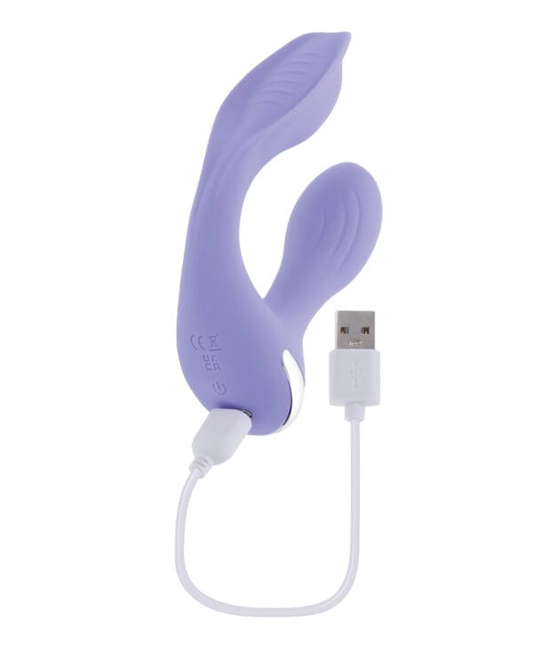 Evolved Every Way Play Remote Controlled Rabbit Vibrator - Lilac - Image 4