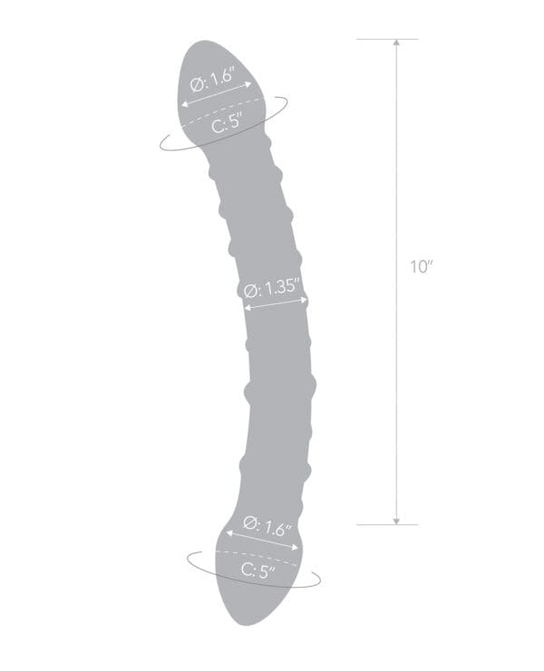 Glas 12" Double Trouble Dildo - Image 4