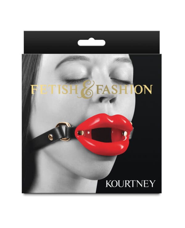 Fetish & Fashion Kourtney Gag - Black/Red